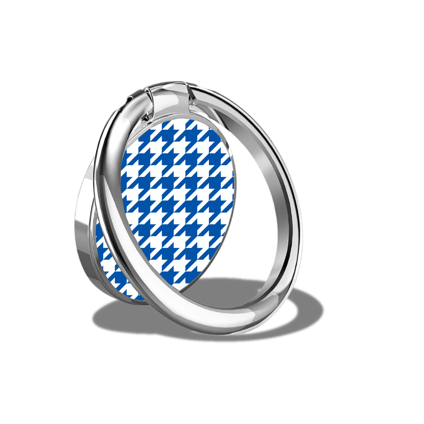 Black Sorority Houndstooth Phone Ring