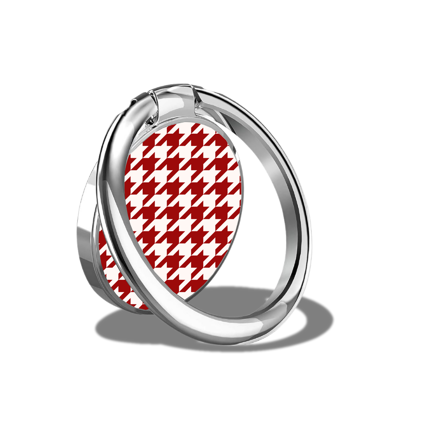 Black Sorority Houndstooth Phone Ring