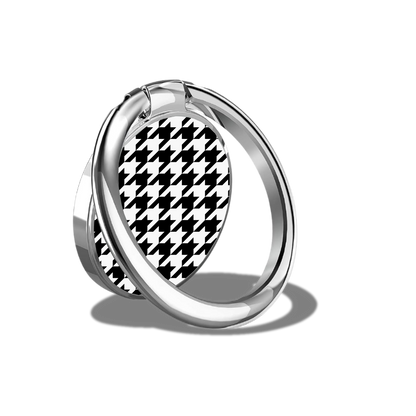 Colorblock Houndstooth Phone Ring