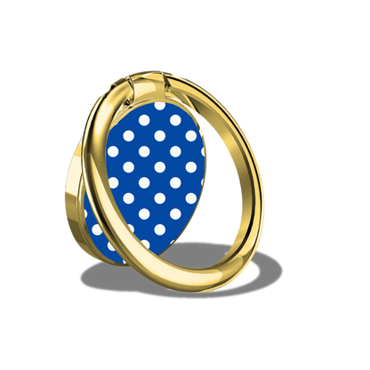 Black Sorority Polka Dot Phone Ring