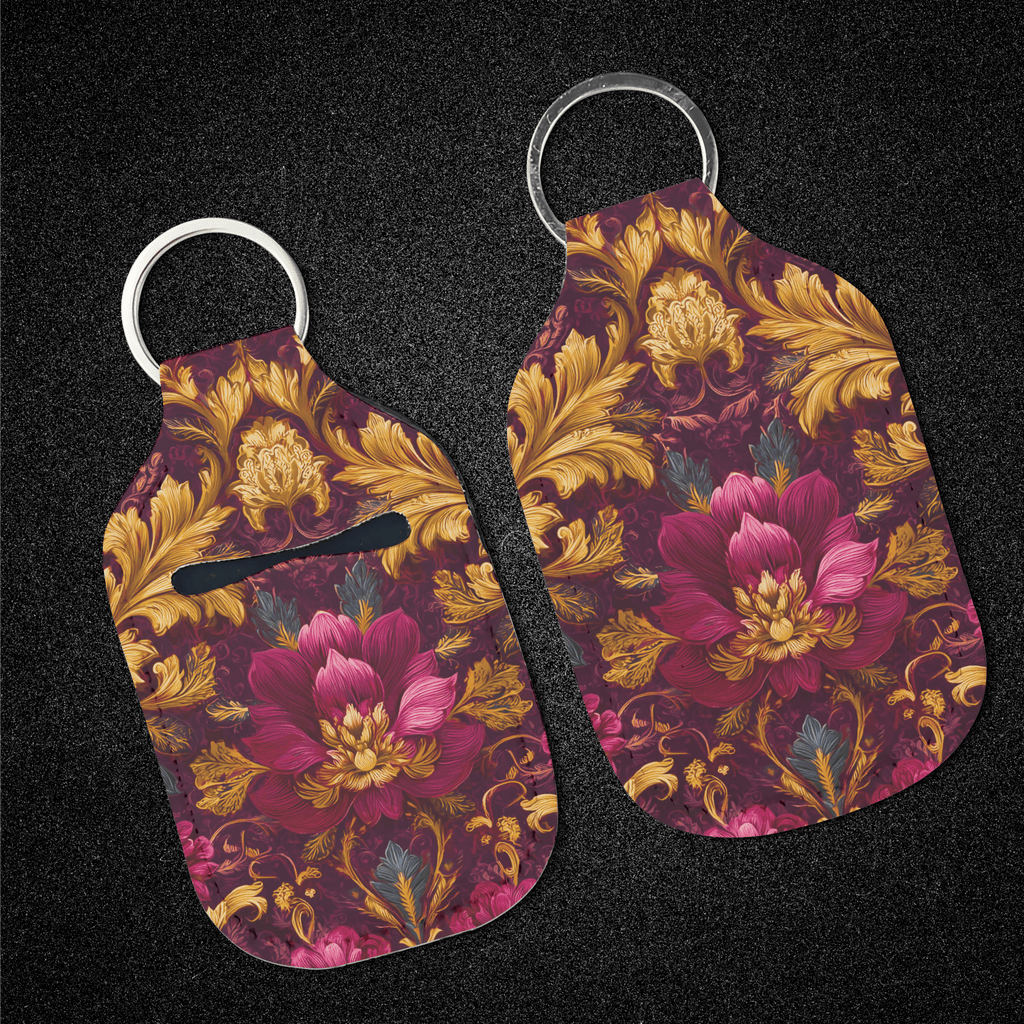 Gilded Dreams Hand Sanitizer Keychain