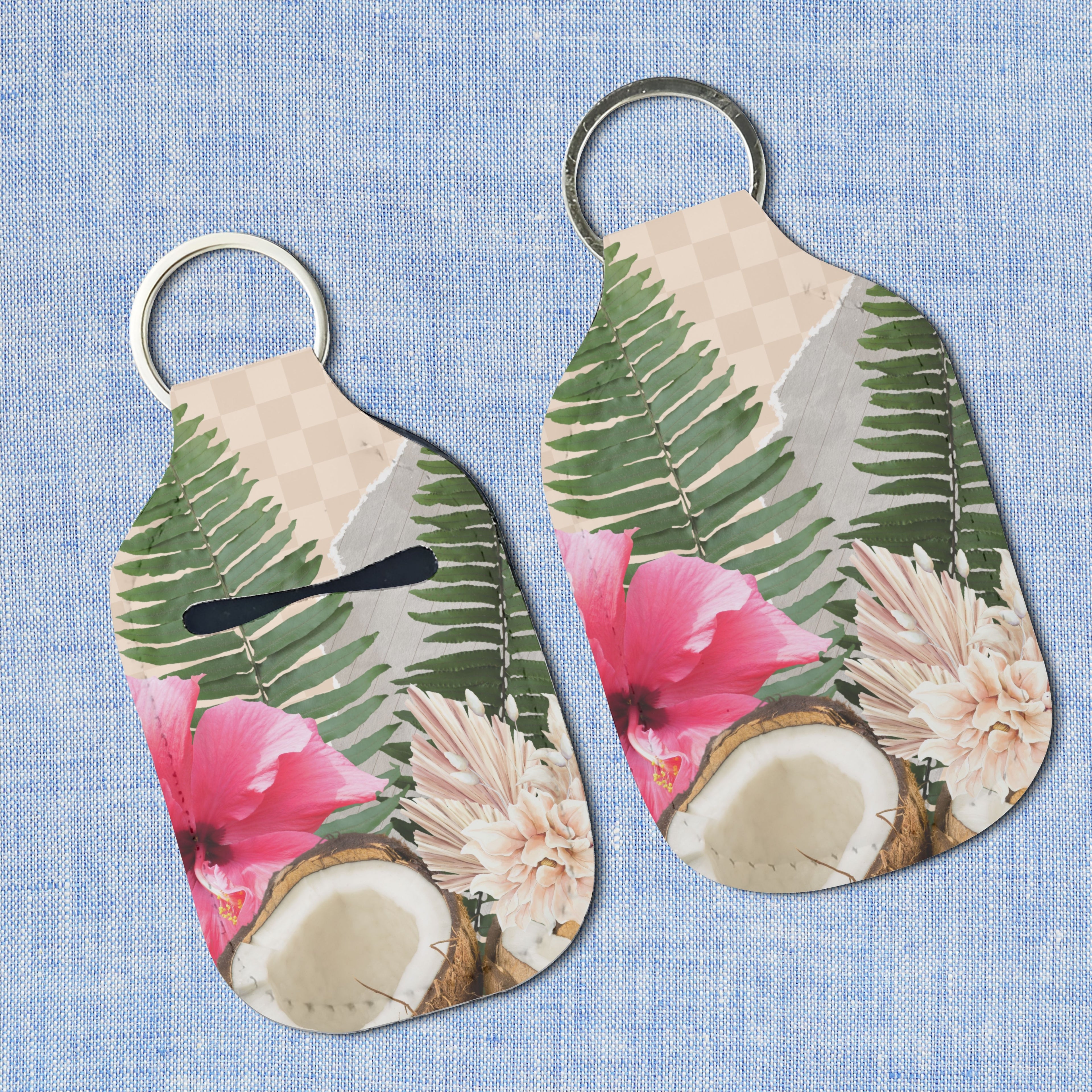 Wild Lush Hand Sanitizer Keychain