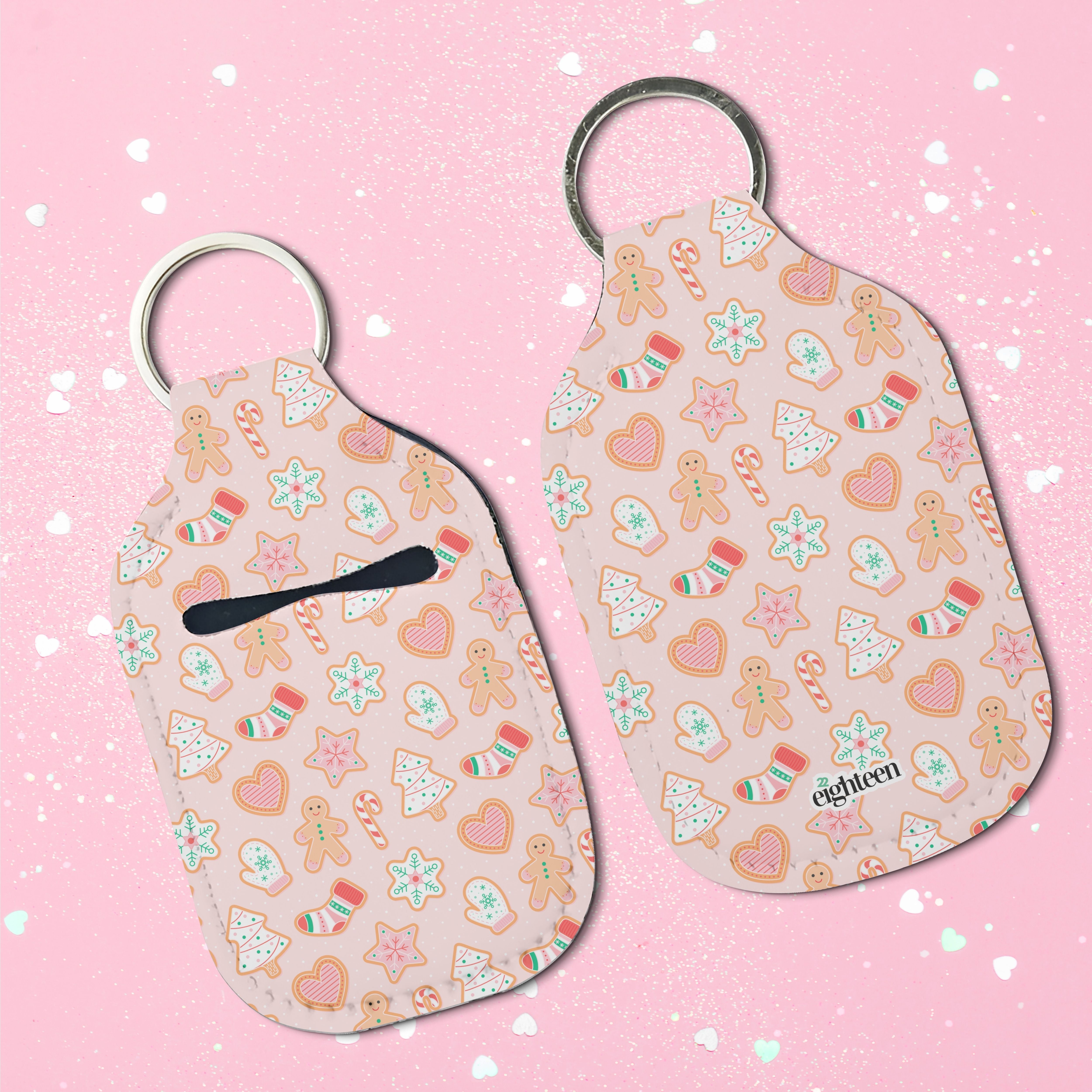 Gingerbread Bae Sanitizer Keychain