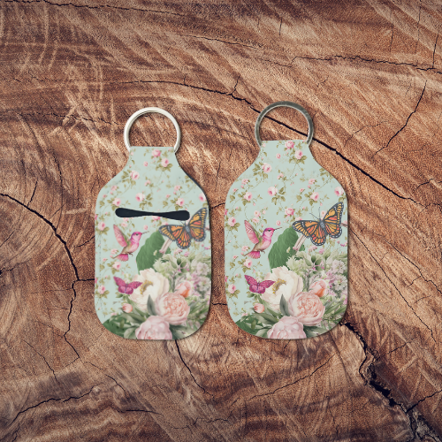 Botanic Bliss Hand Sanitizer Keychain