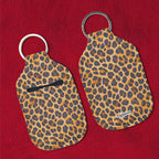 Lux Leopard Sanitizer Keychain