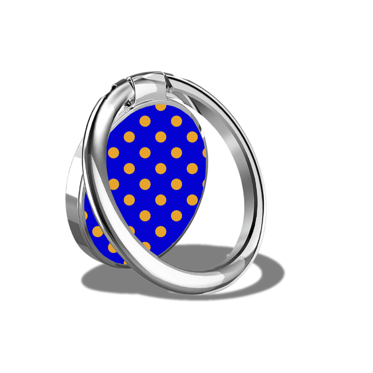 Black Sorority Polka Dot Phone Ring