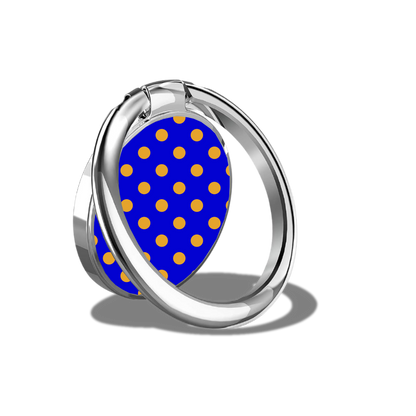 Black Sorority Polka Dot Phone Ring