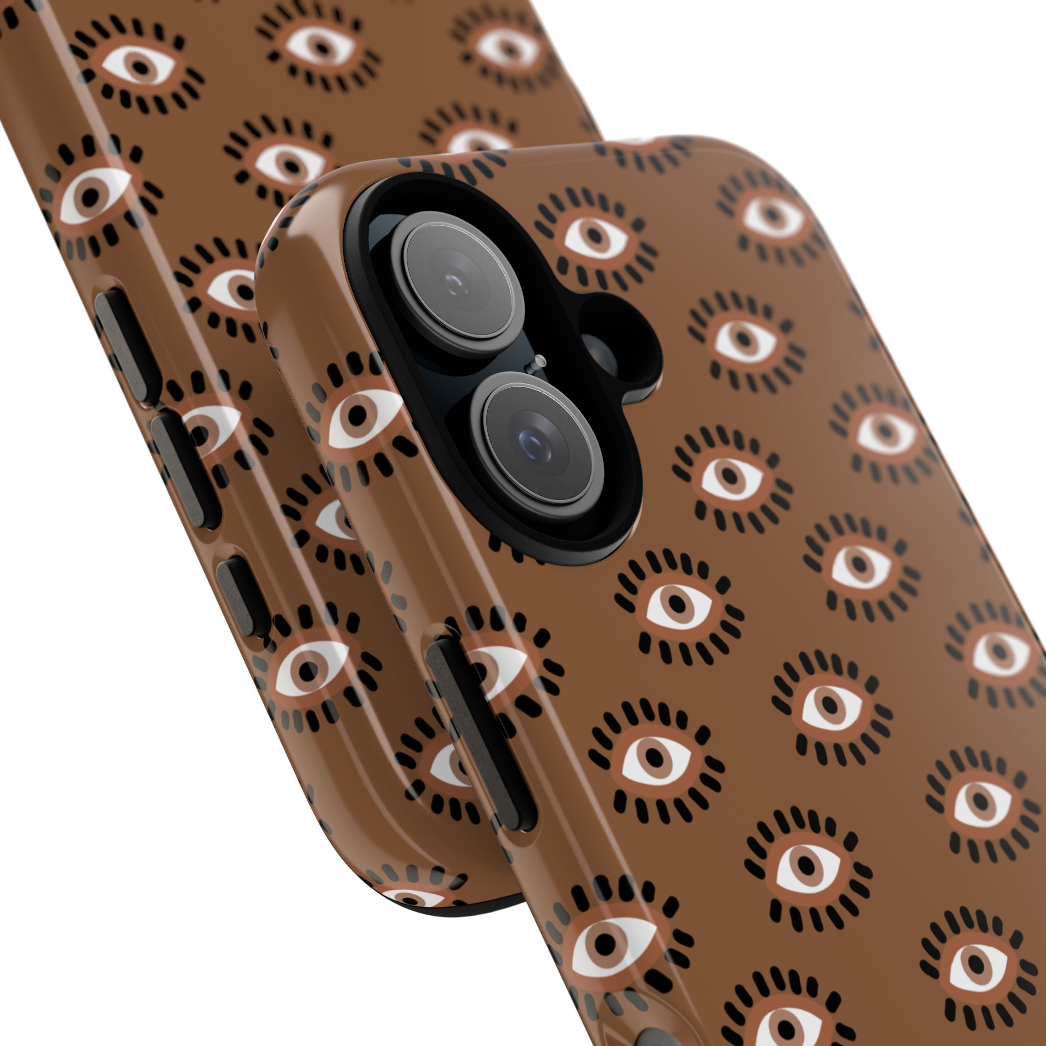 Brown Gaze Tough Phone Case