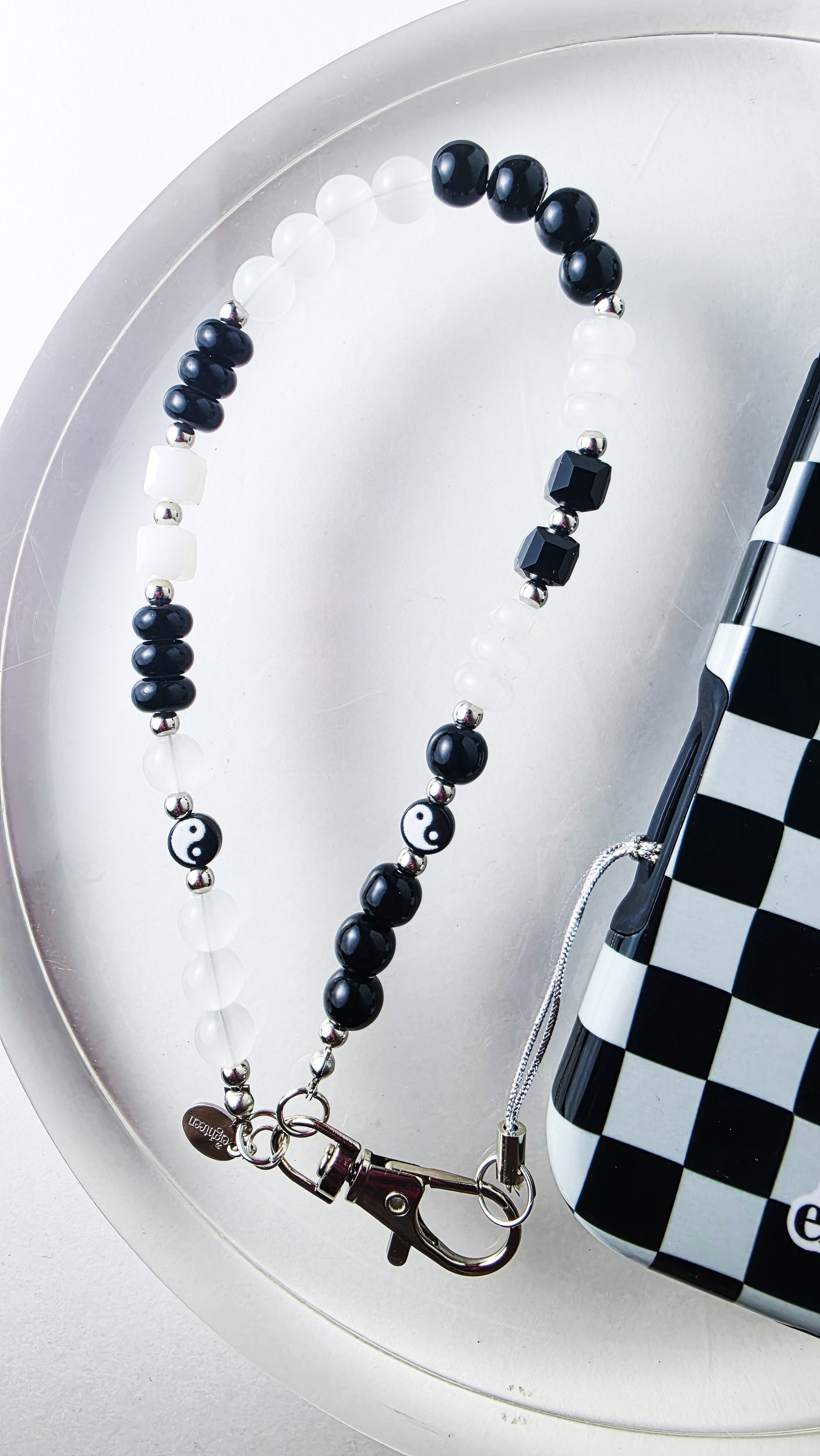 Yin Yang Diva Phone Charm