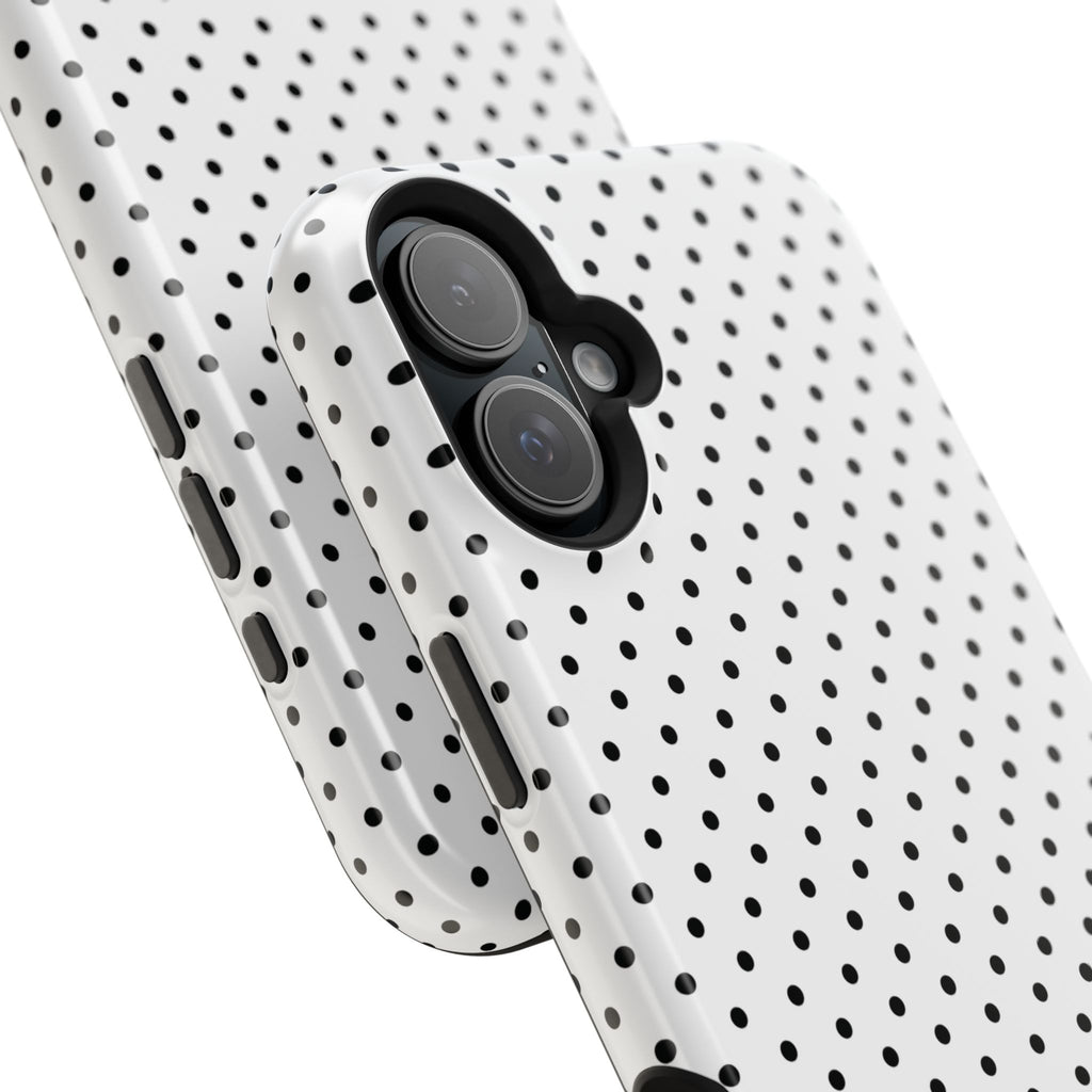 White Dotty MagSafe Phone Case