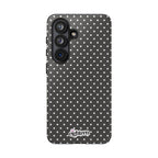 Charcoal Dotty Tough Phone Case