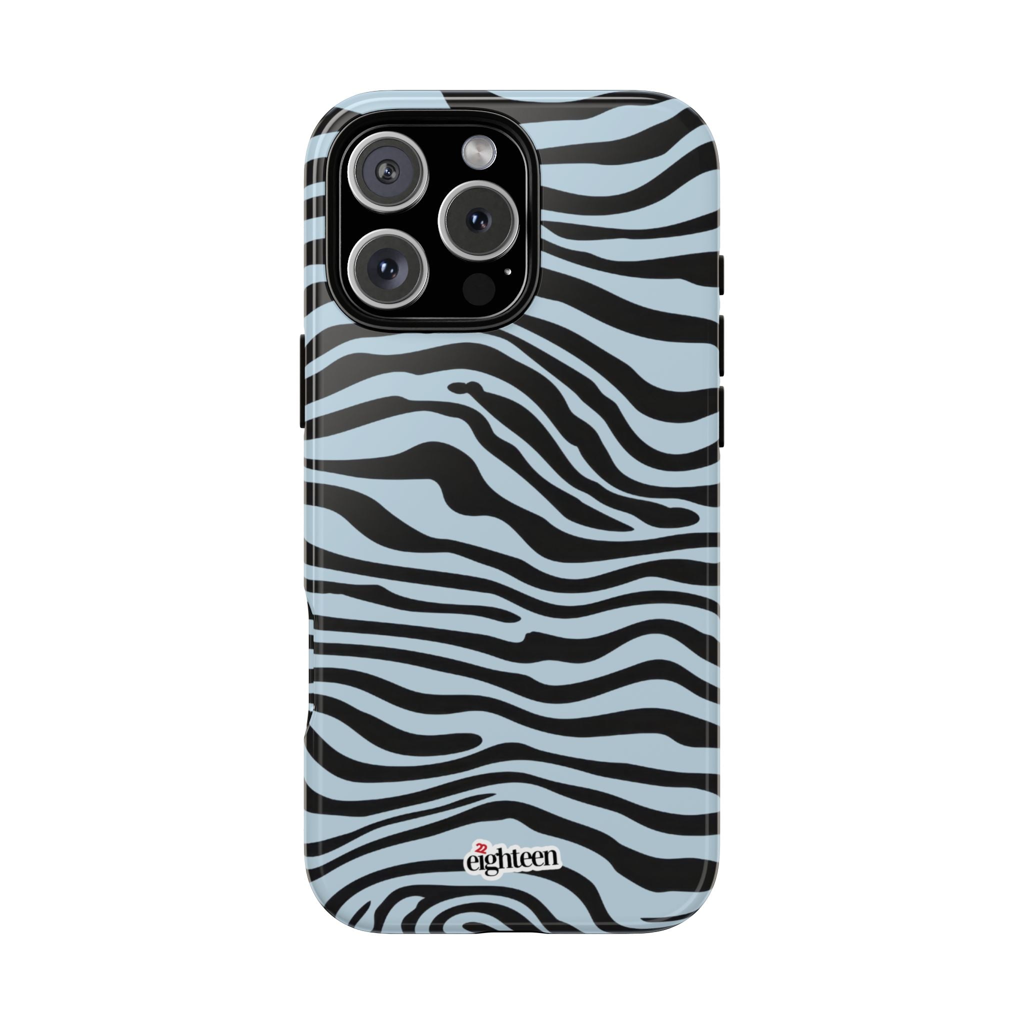 Blue Saharan Stripe Tough Phone Case