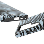 Blue Saharan Stripe Tough Phone Case