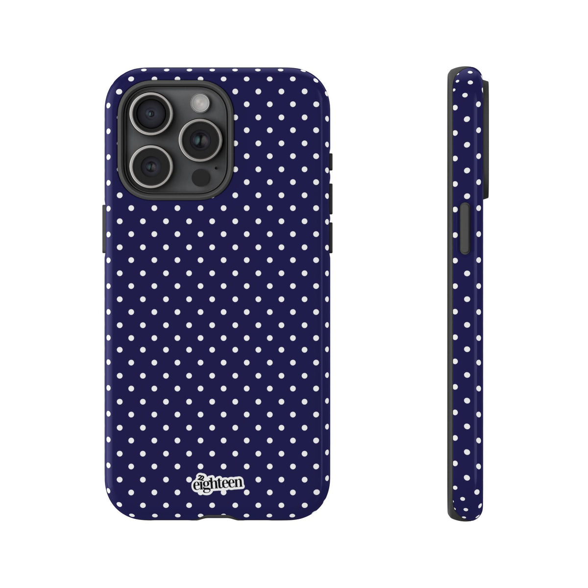 Deep Blue Dotty Phone Case