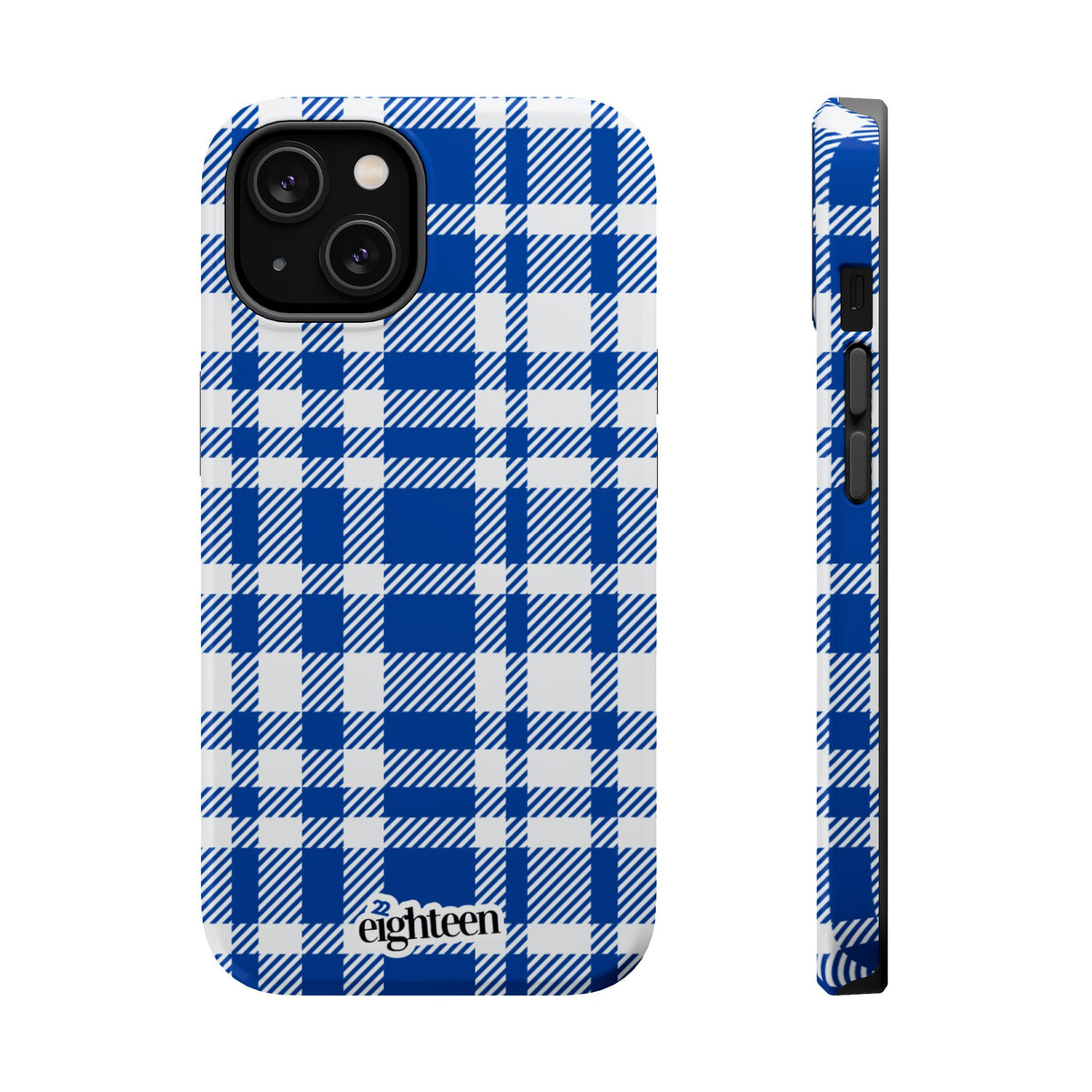 Royal Blue & White Interlude MagSafe Phone Case