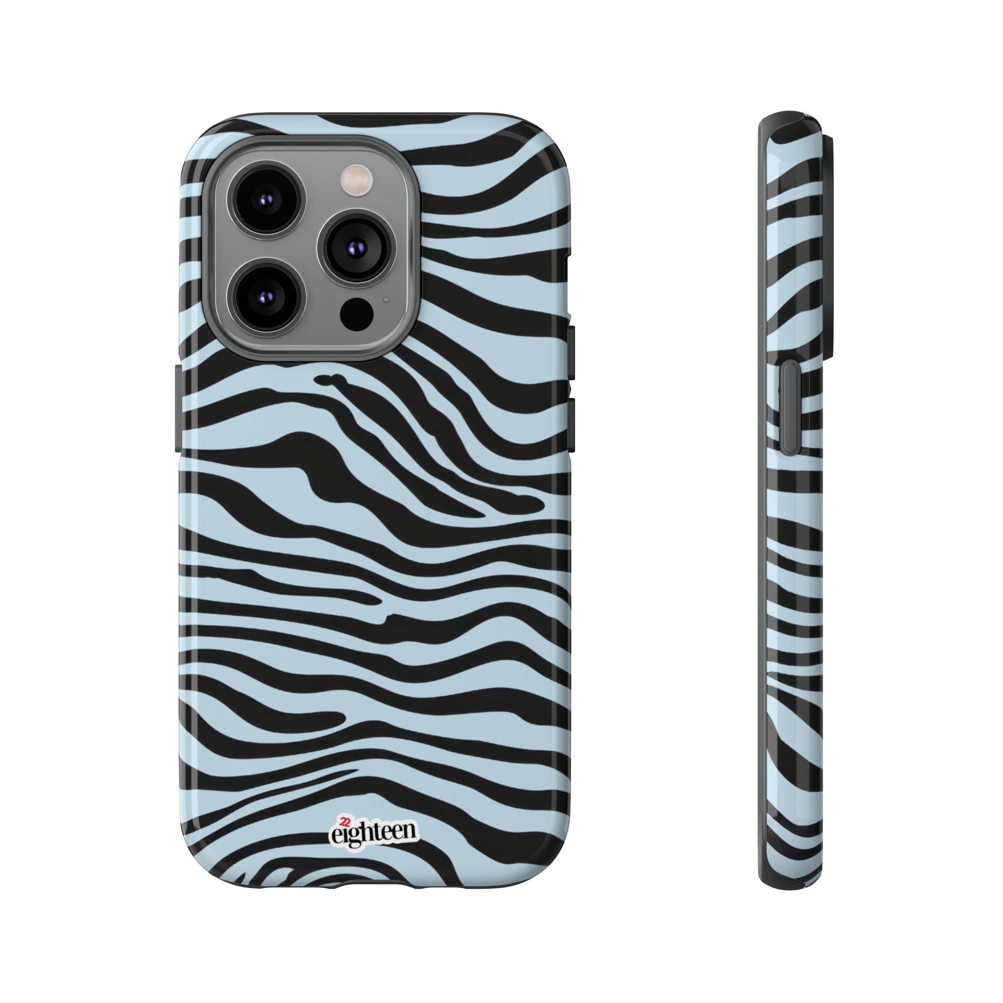 Blue Saharan Stripe Tough Phone Case