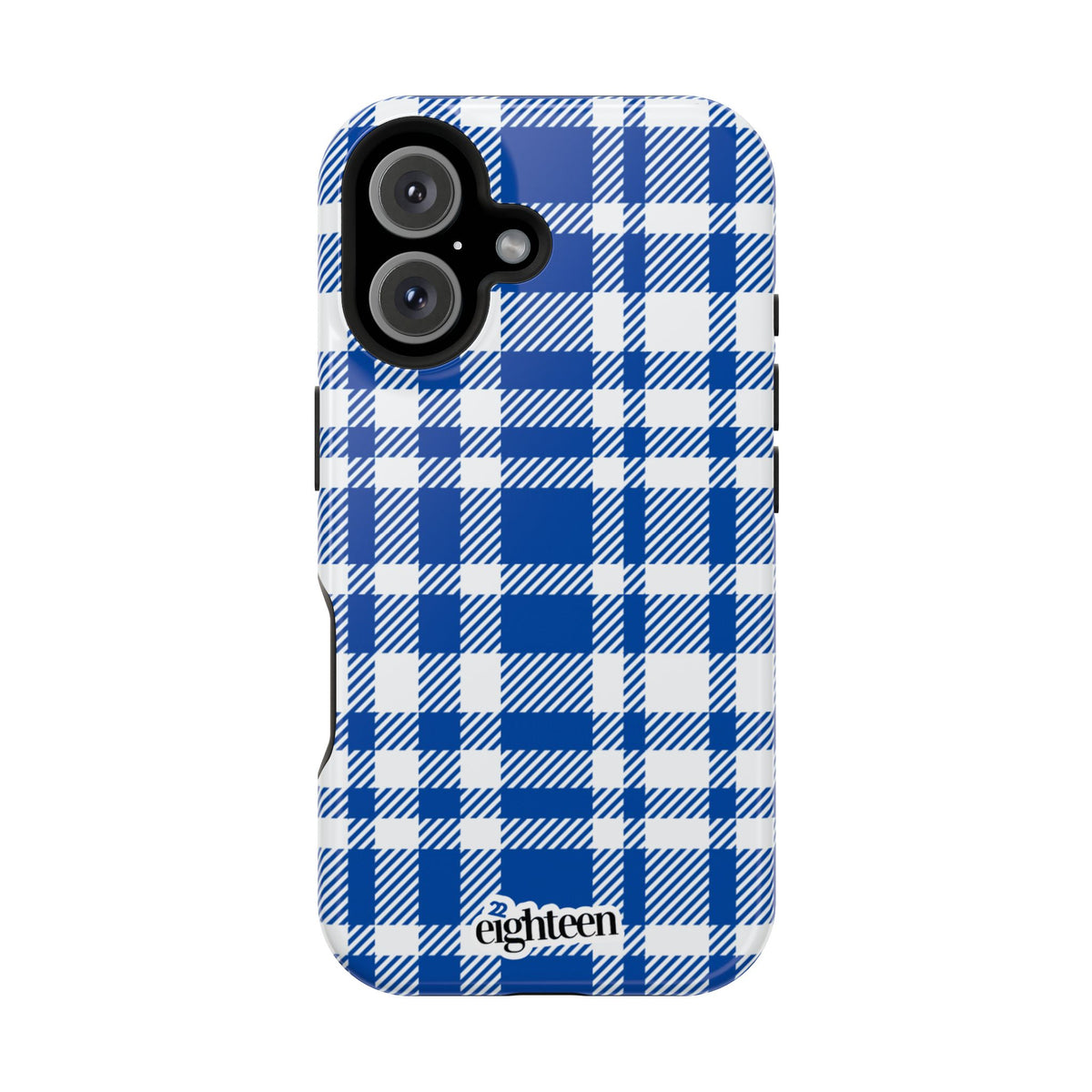 Royal Blue & White Interlude MagSafe Phone Case