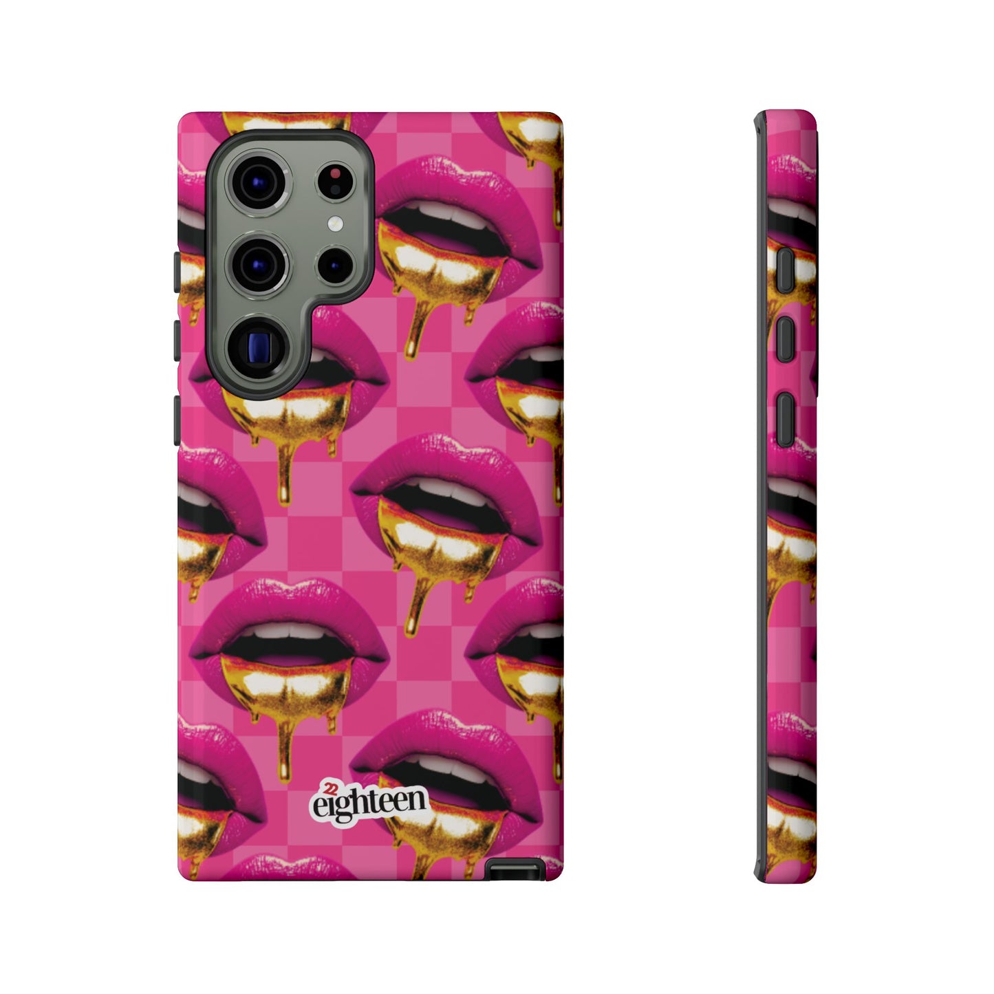 Pink Ms Pouty Tough Phone Case