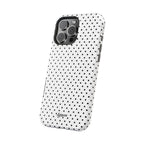 White Dotty MagSafe Phone Case