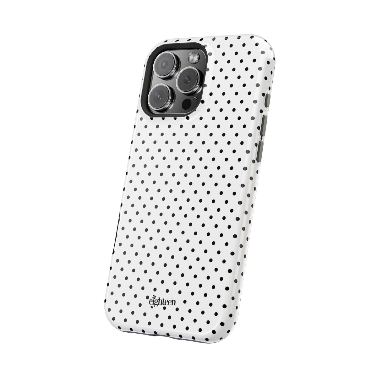 White Dotty MagSafe Phone Case