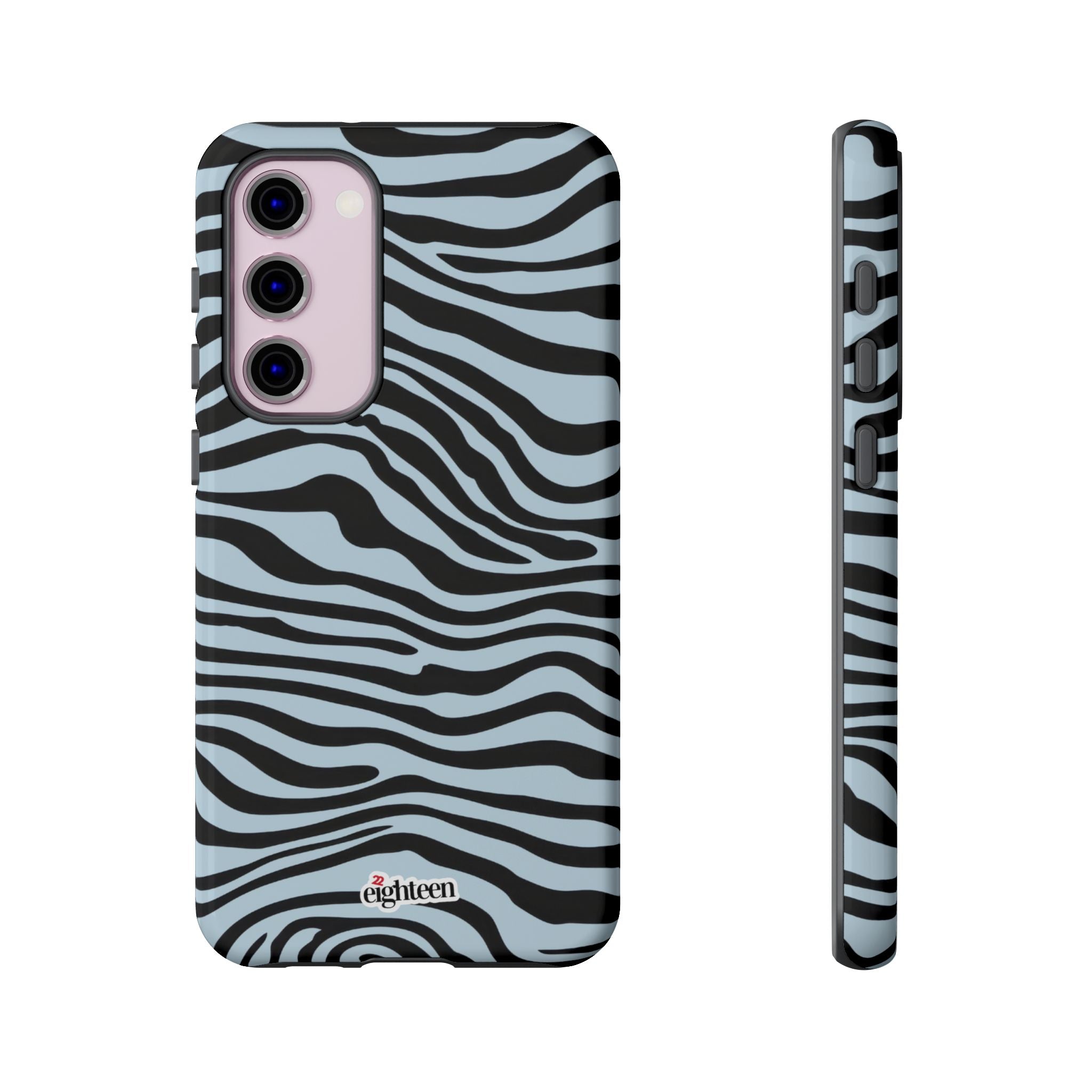 Blue Saharan Stripe Tough Phone Case