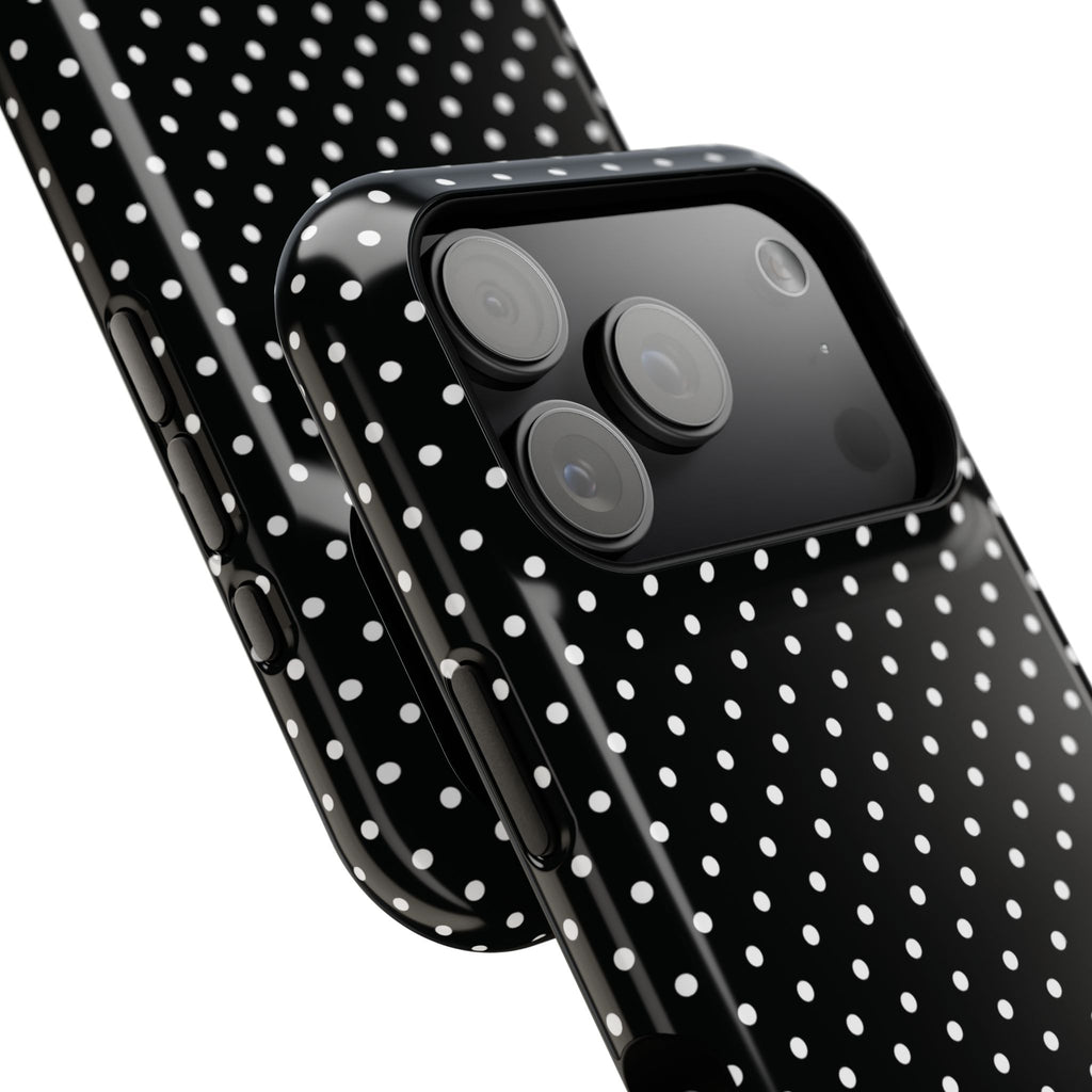Black Dotty MagSafe Phone Case