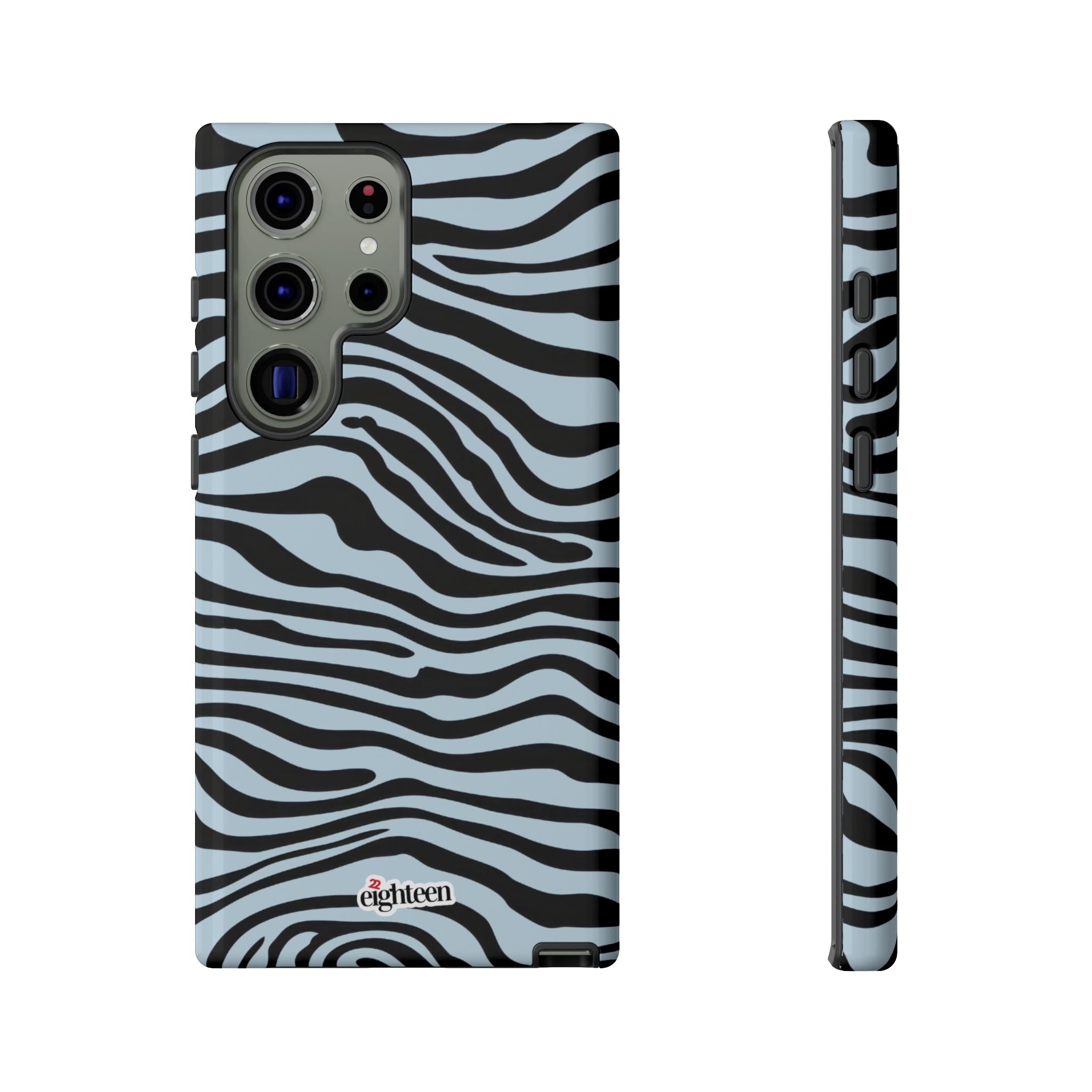 Blue Saharan Stripe Tough Phone Case