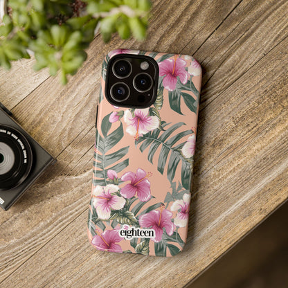 Hibiscus Haze Tough Phone Case