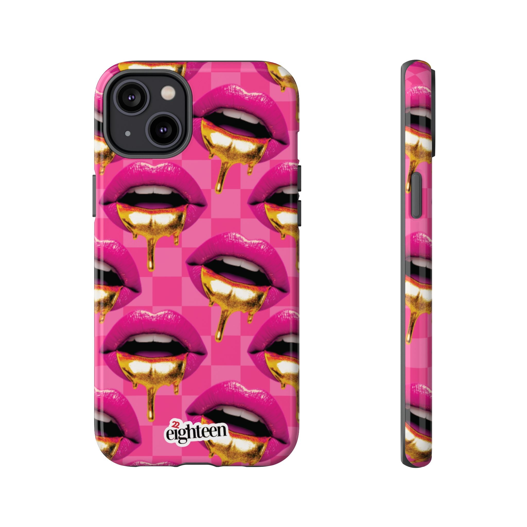 Pink Ms Pouty Tough Phone Case