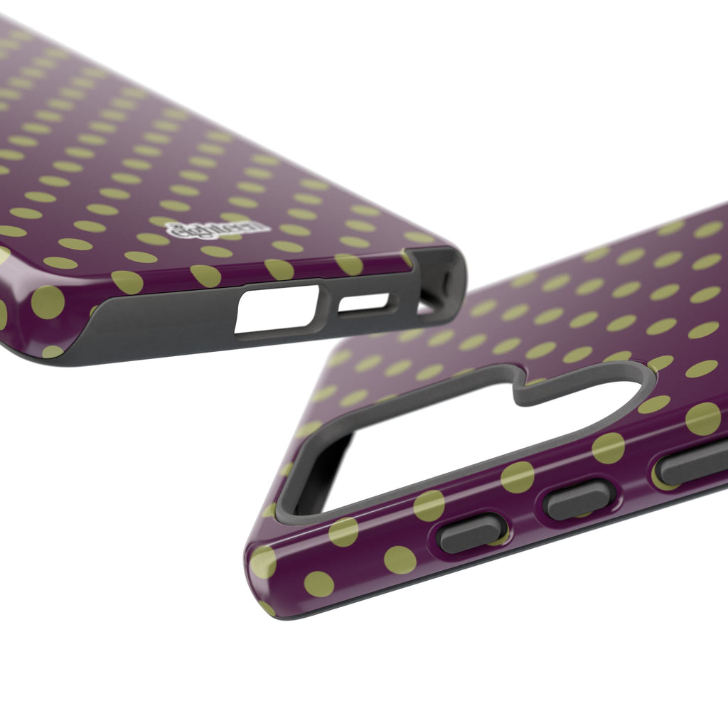 Deep Burgundy & Acacia Dot Theory Phone Case