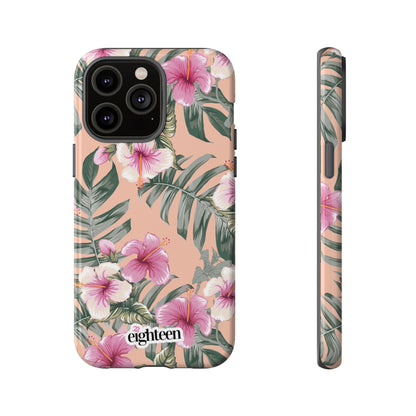 Hibiscus Haze Tough Phone Case
