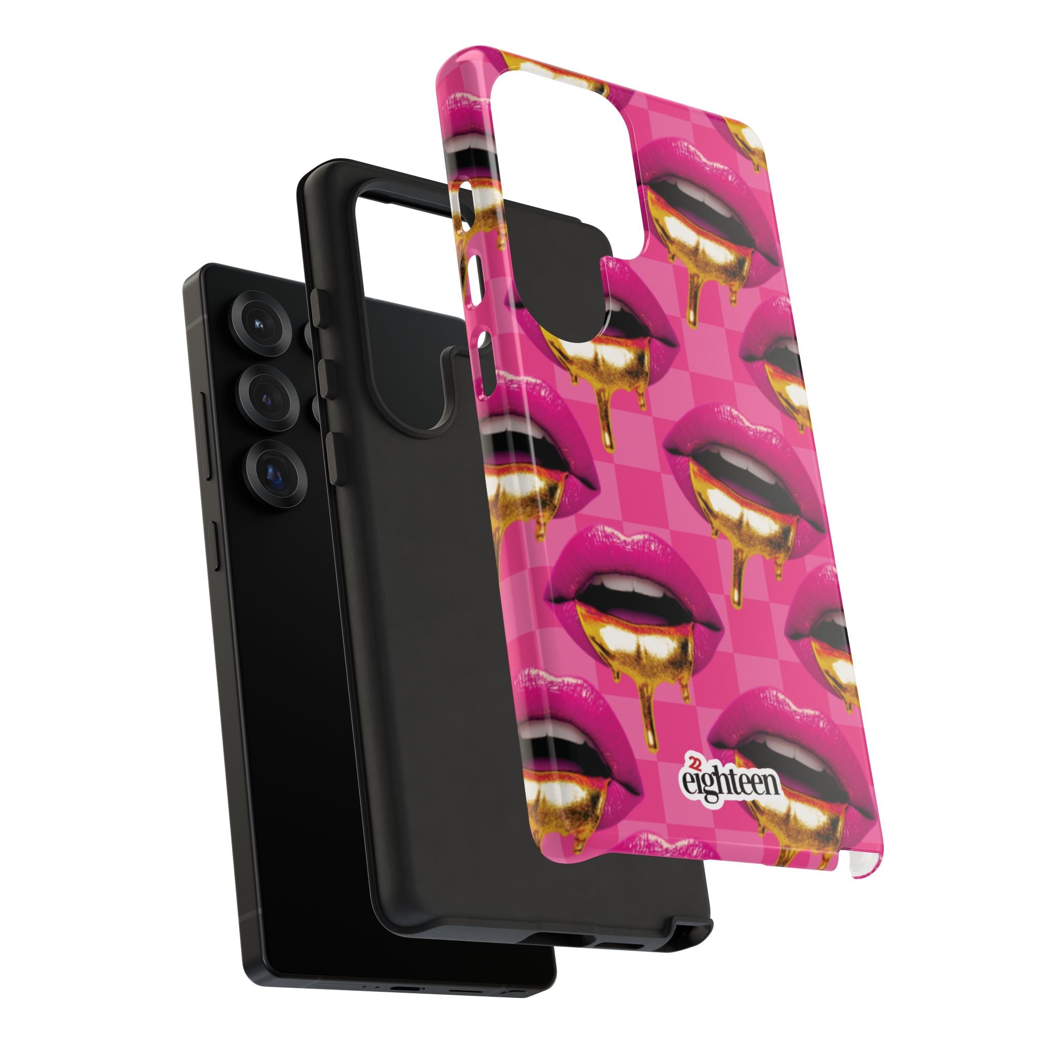 Pink Ms Pouty Tough Phone Case