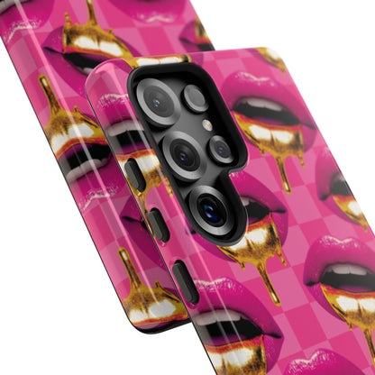 Pink Ms Pouty Tough Phone Case
