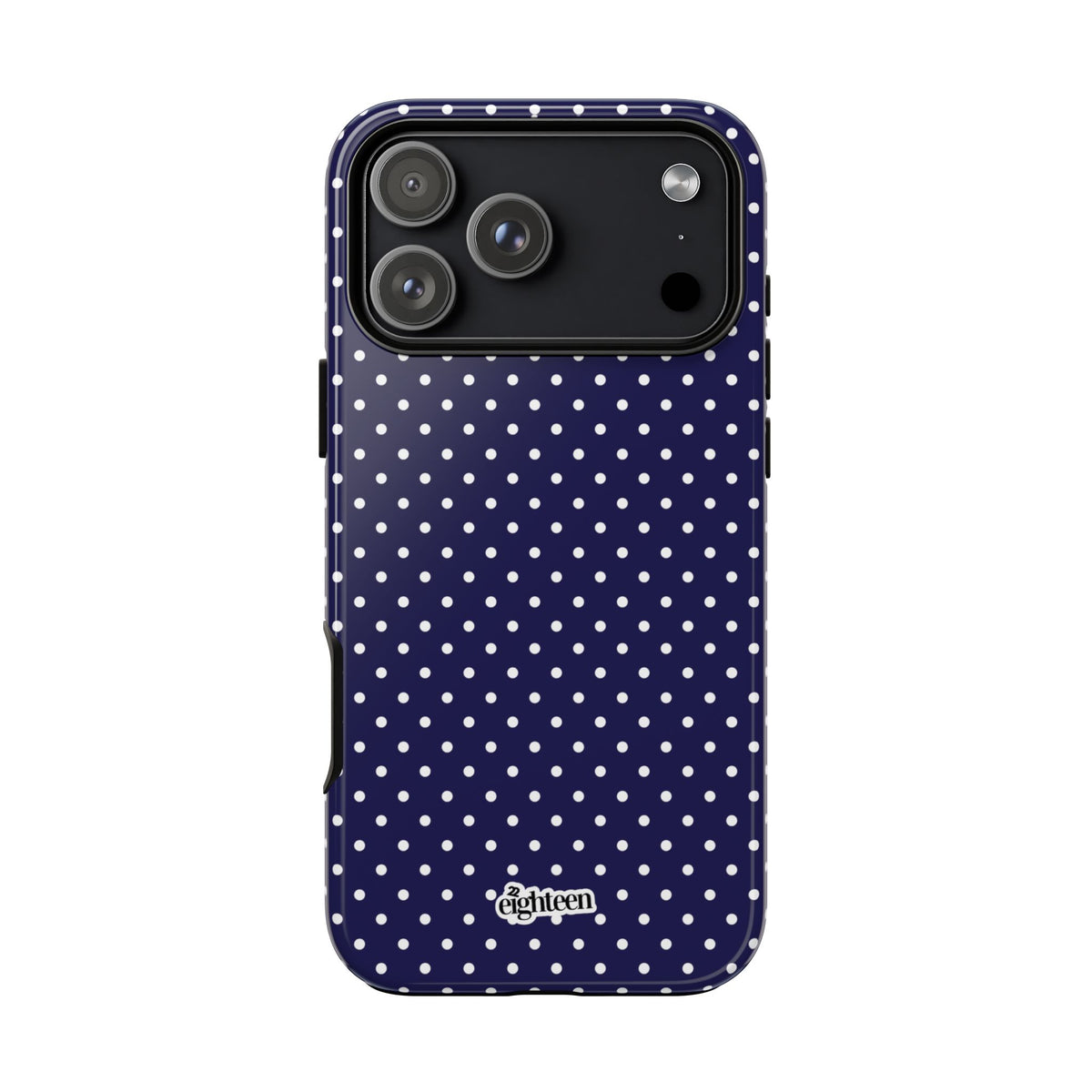 Deep Blue Dotty Phone Case