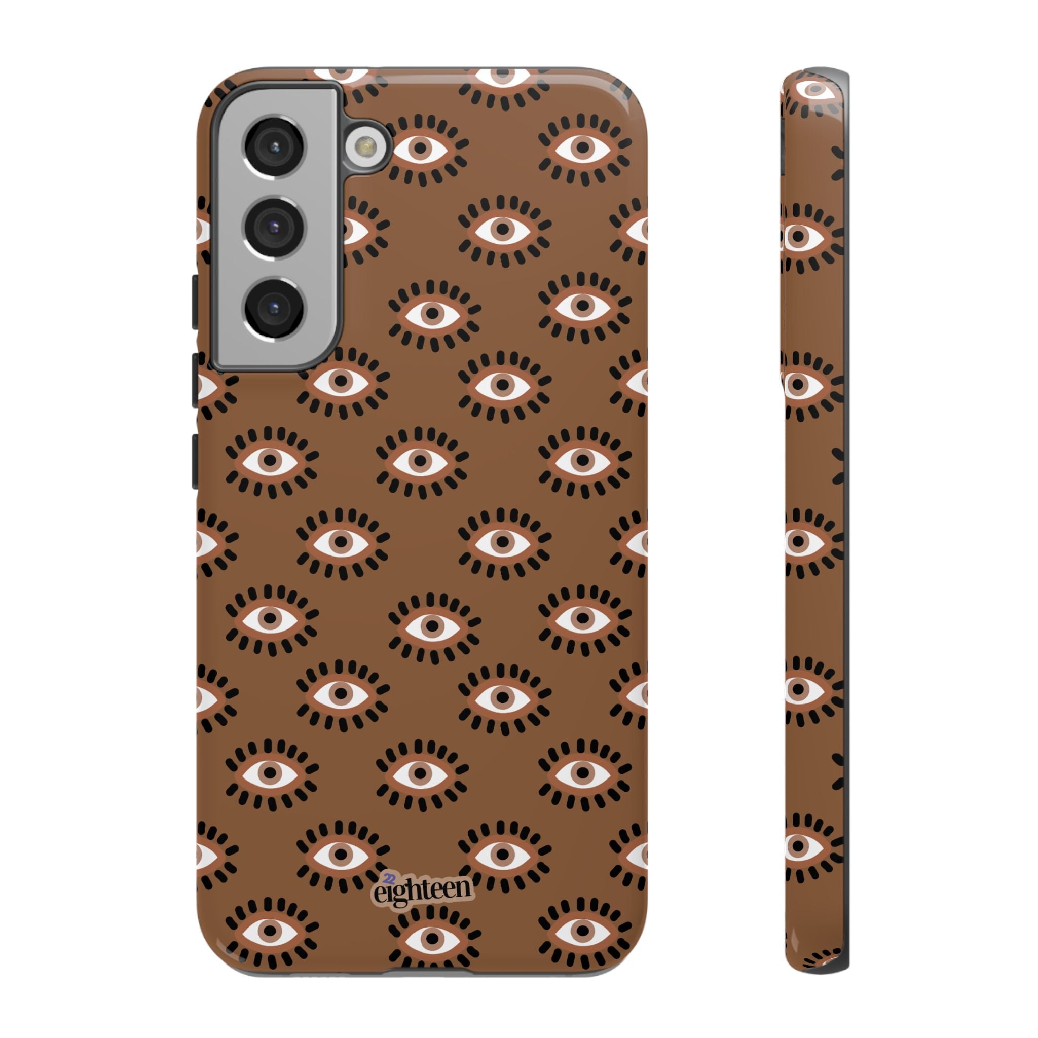 Brown Gaze Tough Phone Case