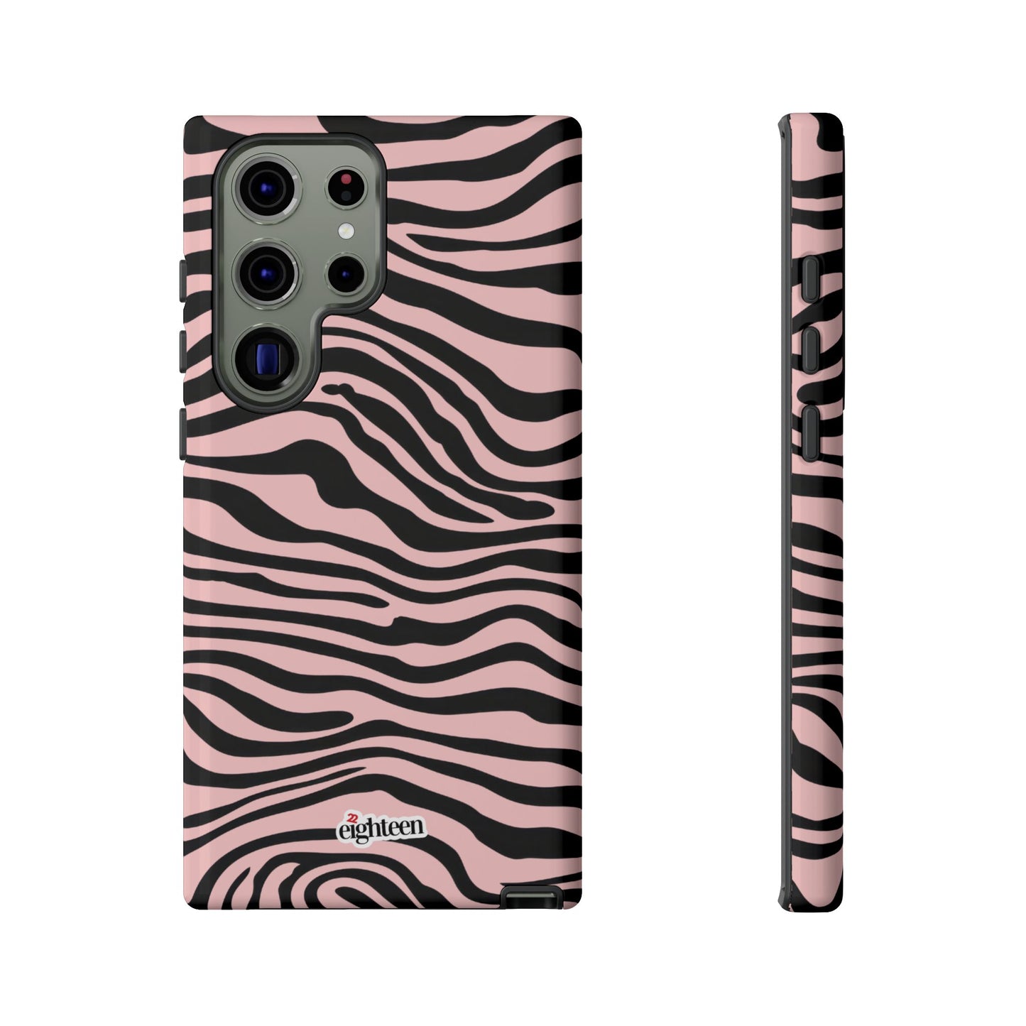 Pink Saharan Stripe Tough Phone Case