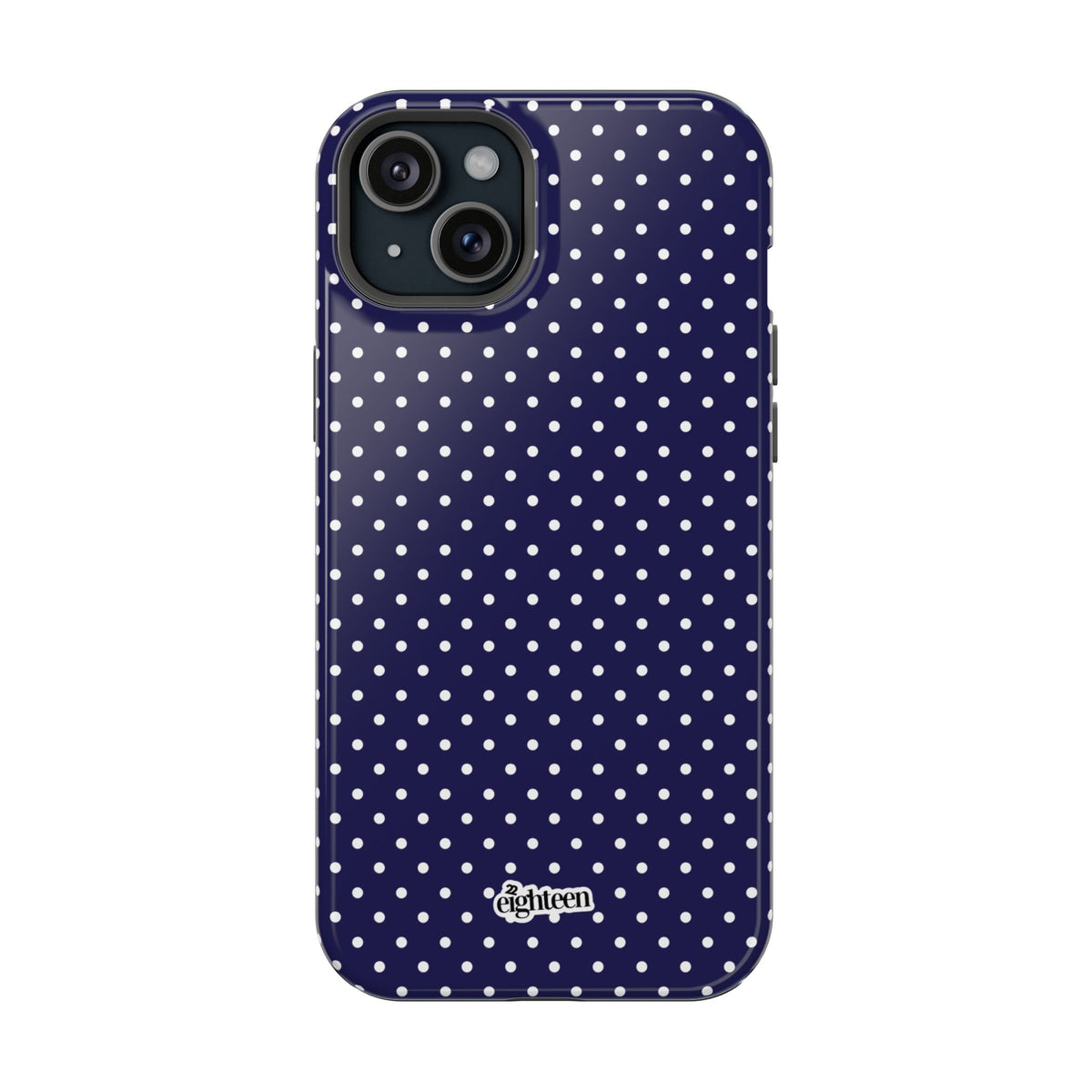Deep Blue Dotty MagSafe Phone Case