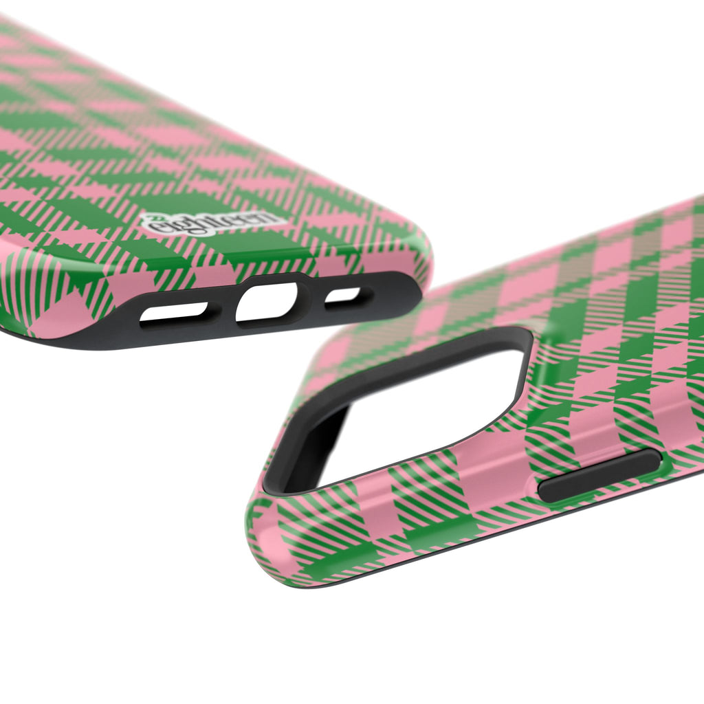Pink Salmon & Apple Green Interlude MagSafe Tough Case