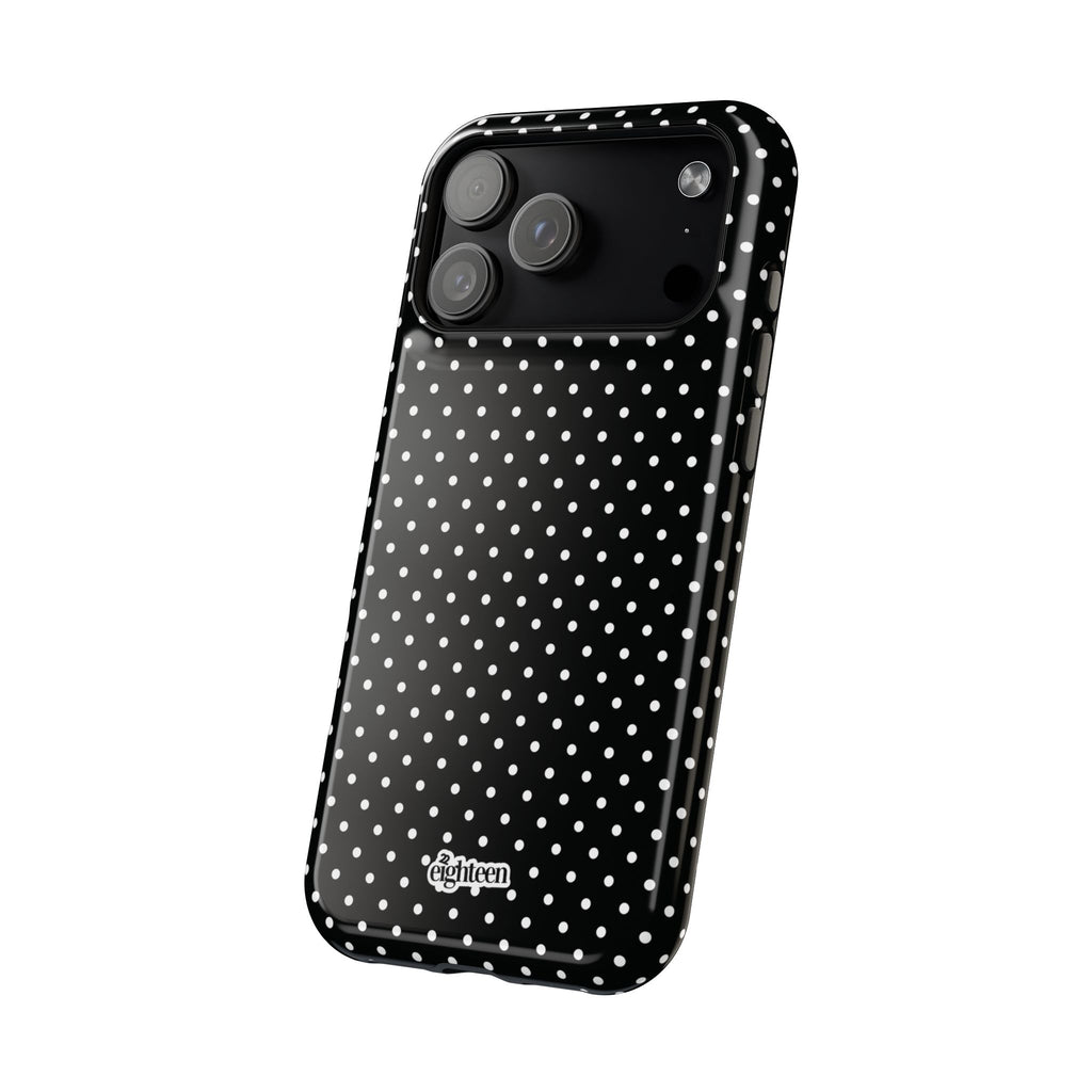 Black Dotty MagSafe Phone Case