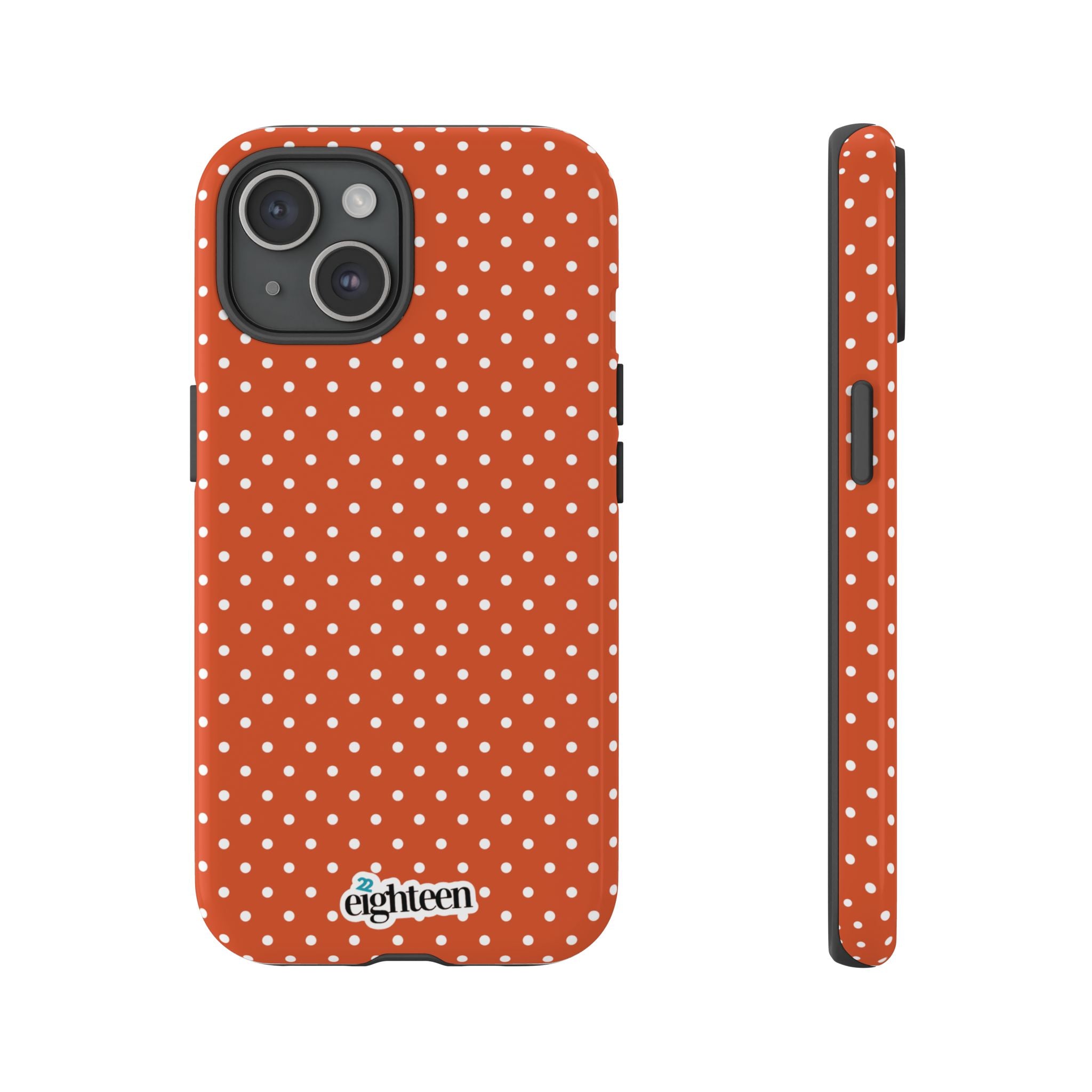 Harvest Orange Dotty Tough Phone Case