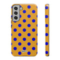 Royal Blue & Gold Dot Theory Phone Case