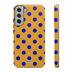 Royal Blue & Gold Dot Theory Phone Case