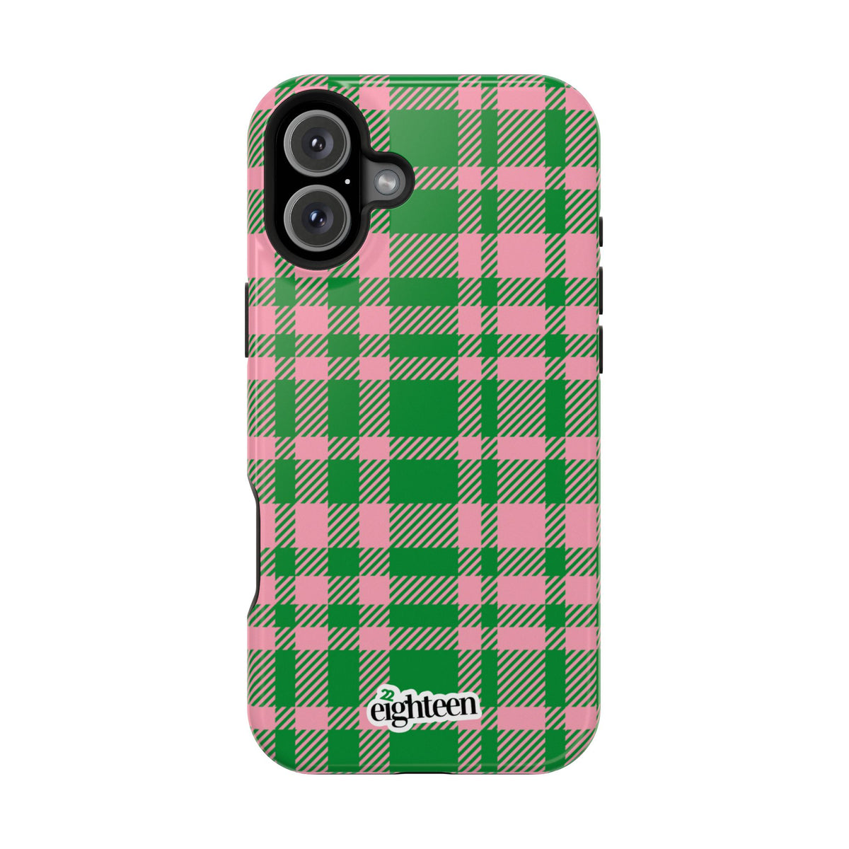 Pink Salmon & Apple Green Interlude MagSafe Phone Case