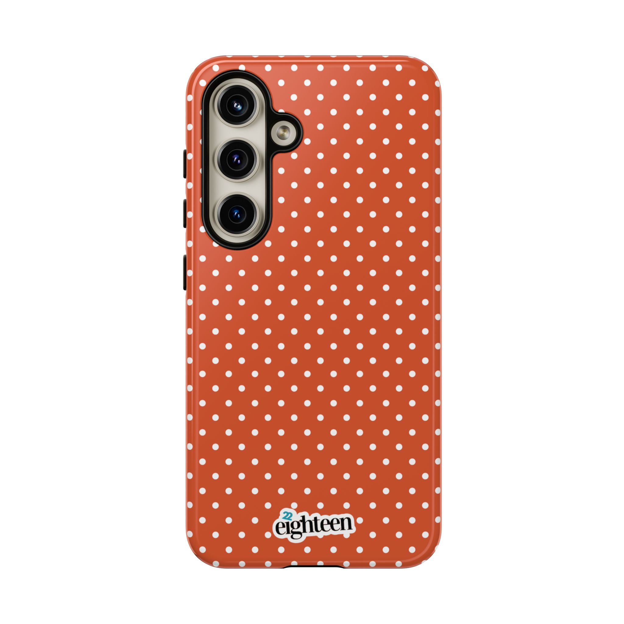 Harvest Orange Dotty Tough Phone Case
