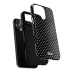 Black Dotty Phone Case