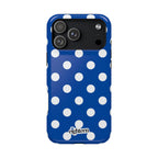 Royal Blue & White Dot Theory MagSafe Phone Case