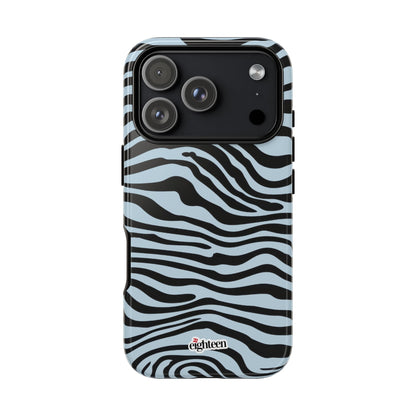 Blue Saharan Stripe Tough Phone Case
