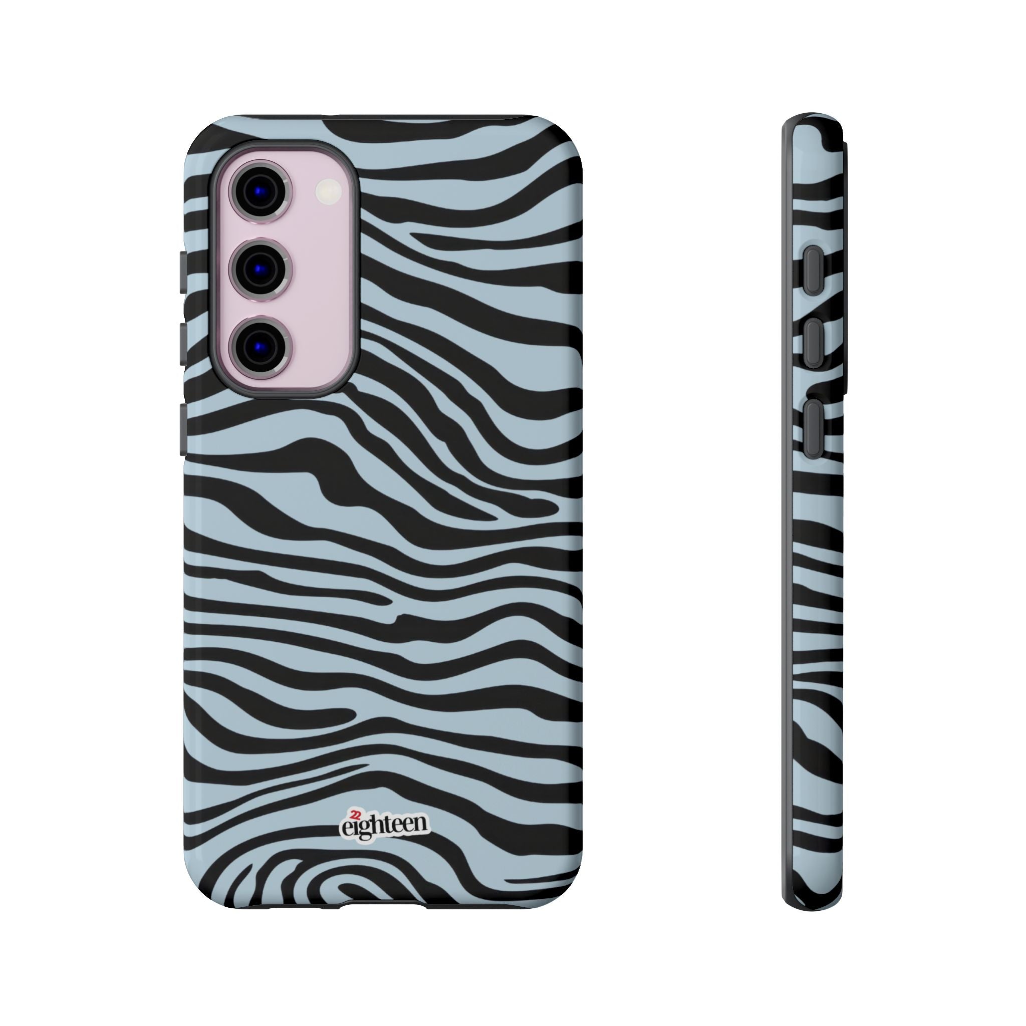 Blue Saharan Stripe Tough Phone Case