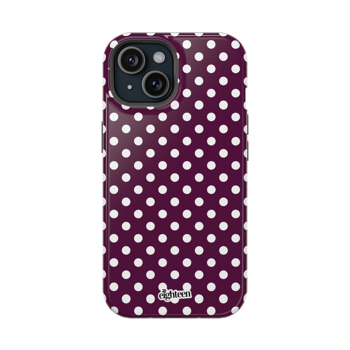 Maroon & White Dot Theory MagSafe Tough Case