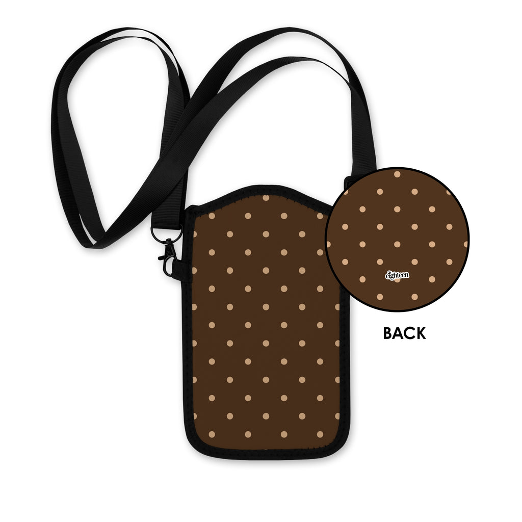 Dot Theory: Brownie Crossbody Phone Sleeve
